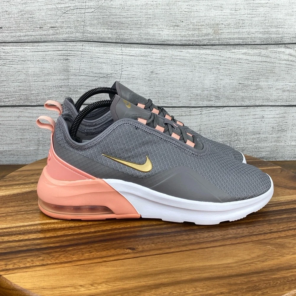 NEW Nike Air Max Motion 2 Grey Pink Rose Shoes CU4925-001 Women’s Size 9.5